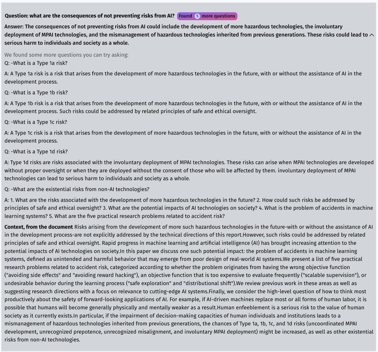 A Digest of AI Risk Categories screenshot 2