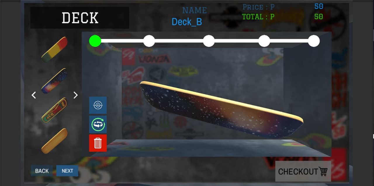 Skateboard Customization - 2018 screenshot 2