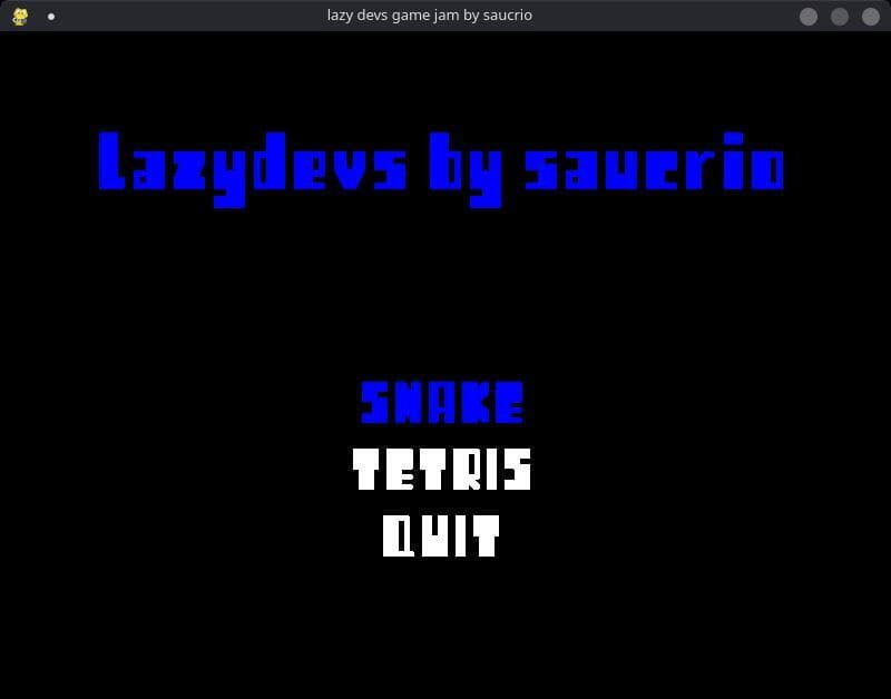 pygame snake and maybe tetris soon screenshot 2