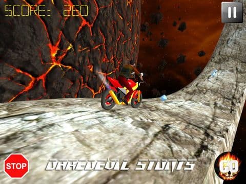 Hell Rider - Extreme Bike Stunts Free screenshot 2