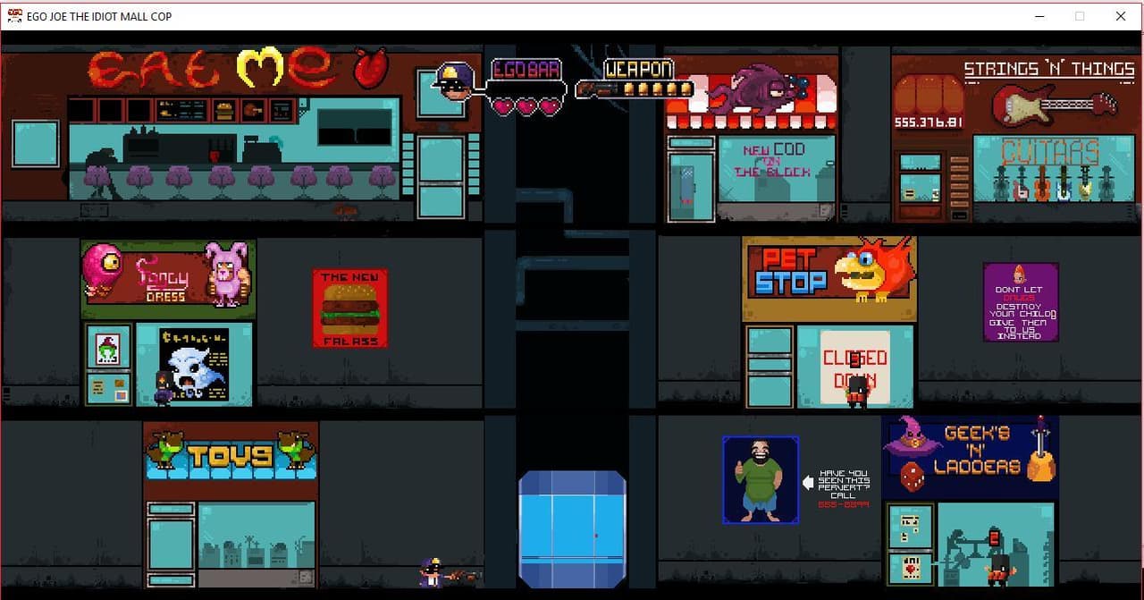 EGO JOE THE IDIOT MALL COP screenshot 2