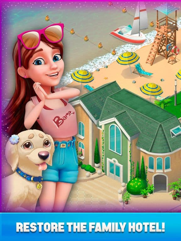 Resort Hotel: Bay Story screenshot 2