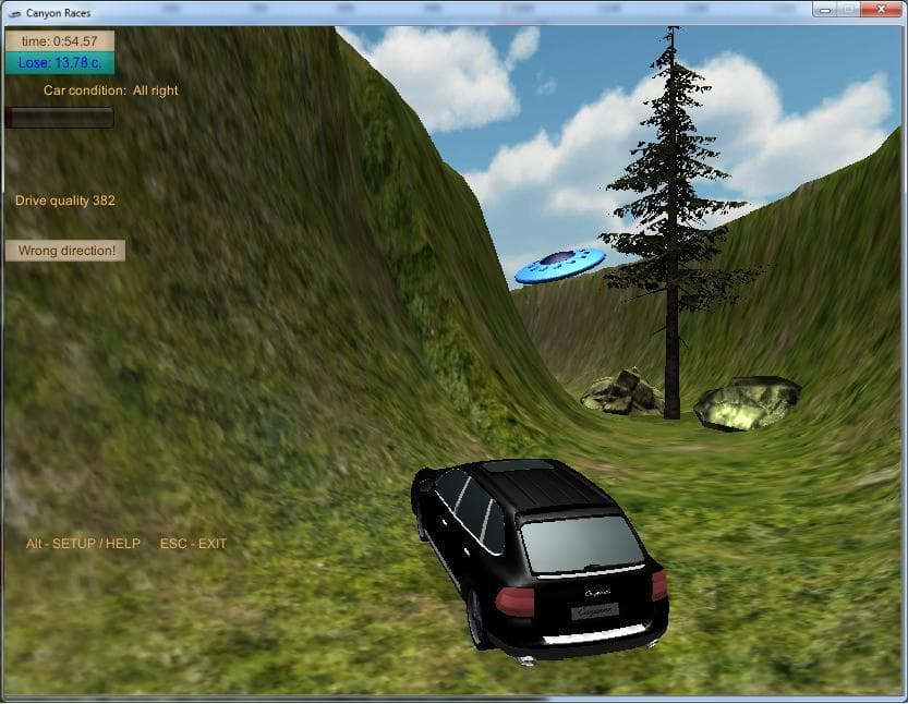 Canyon racer screenshot 3