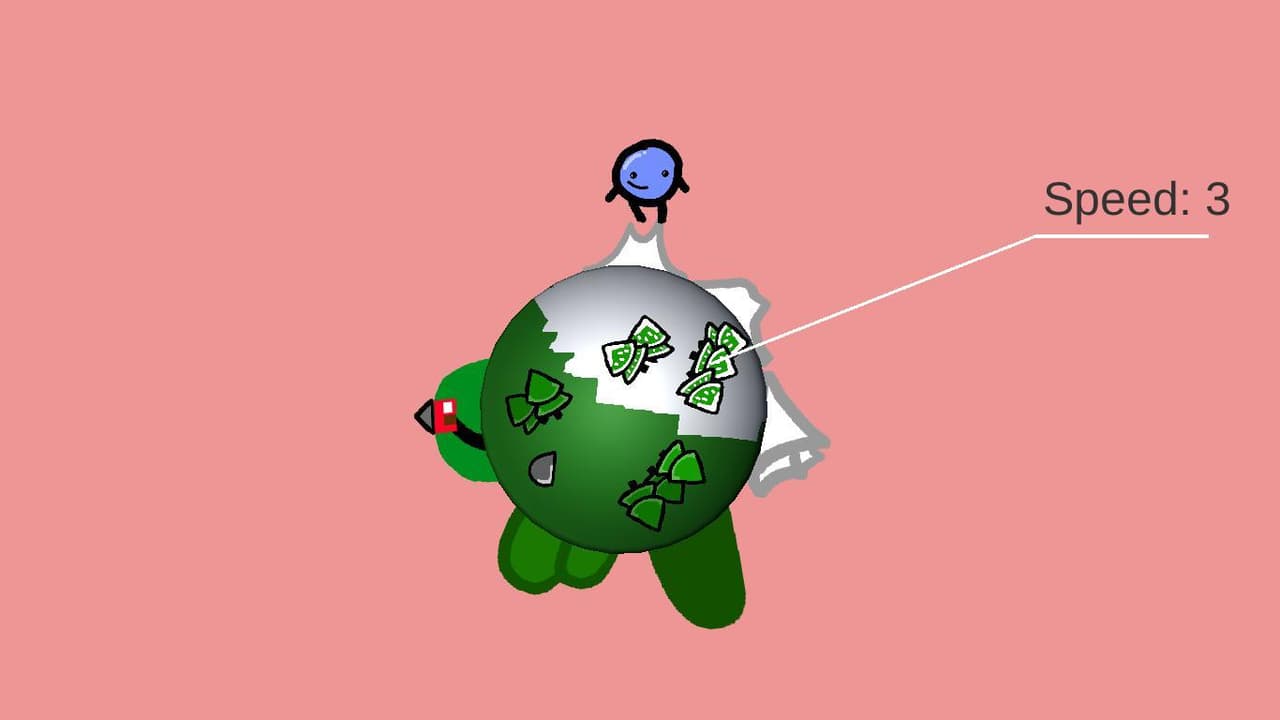Spinny Planet (itch) screenshot 2