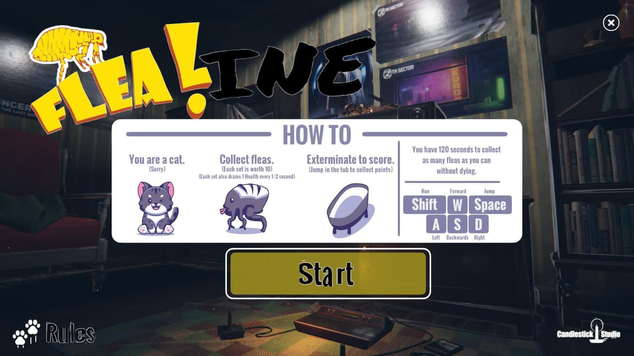 Flea!ine screenshot 2