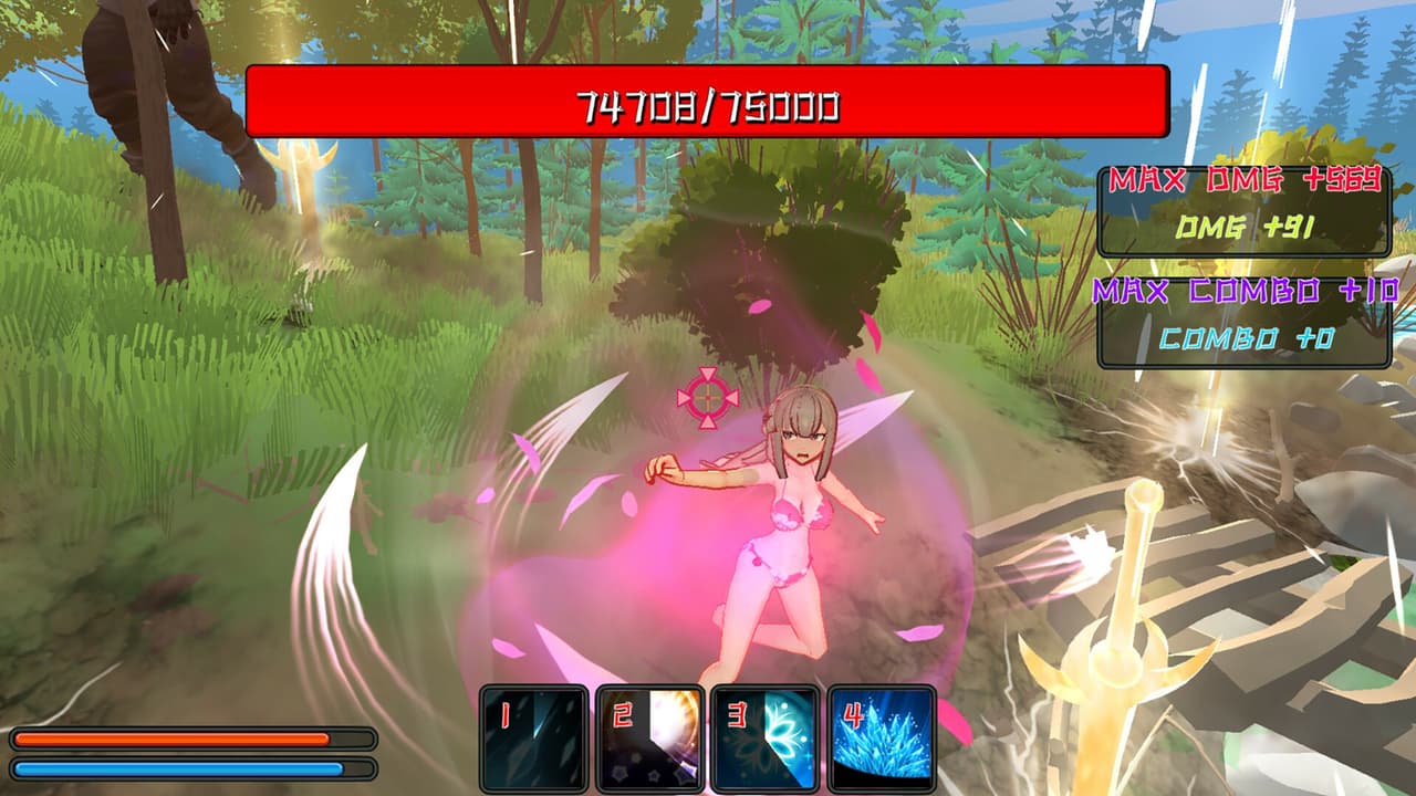 Pretty girls teach beefy guys screenshot 5