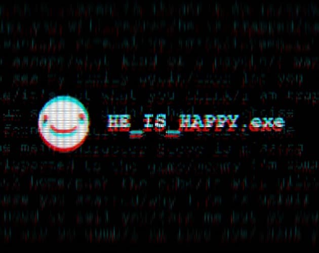 He Is Happy