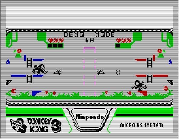 Donkey Kong 3 (micro vs system) zx spectrum screenshot 2