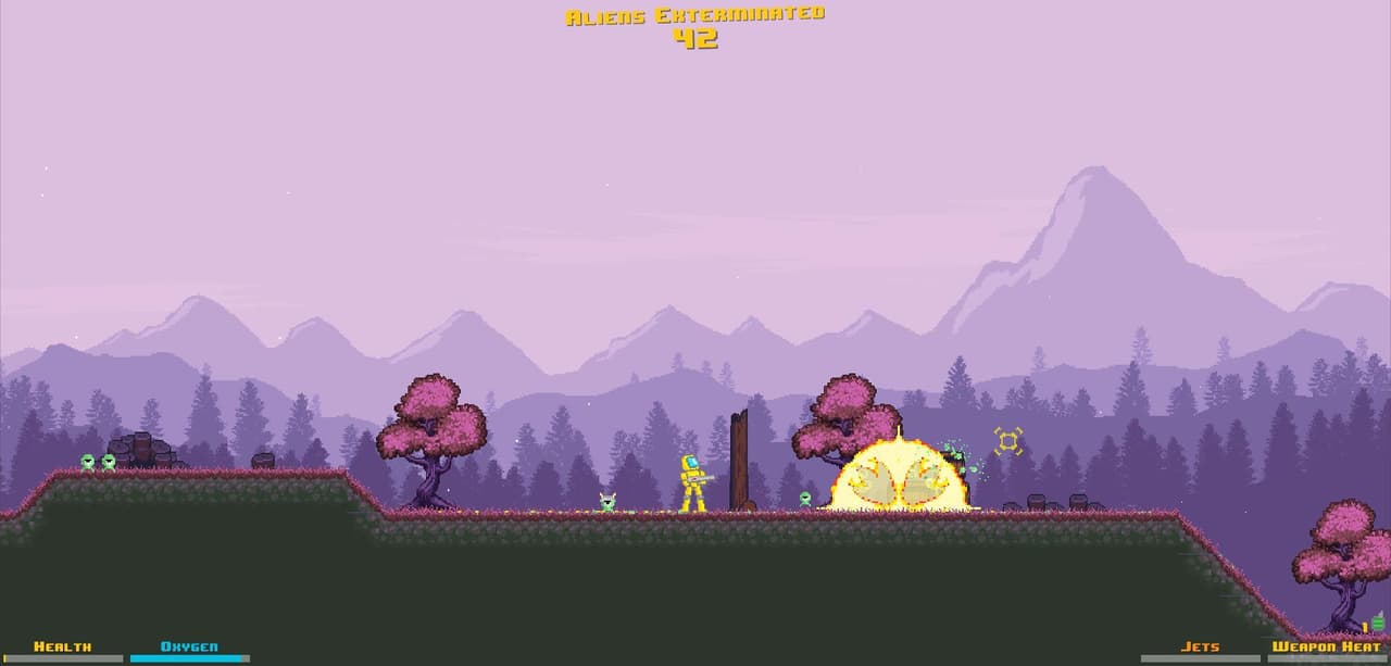 Zibulon - Side-Scrolling Alien Survival Shooter