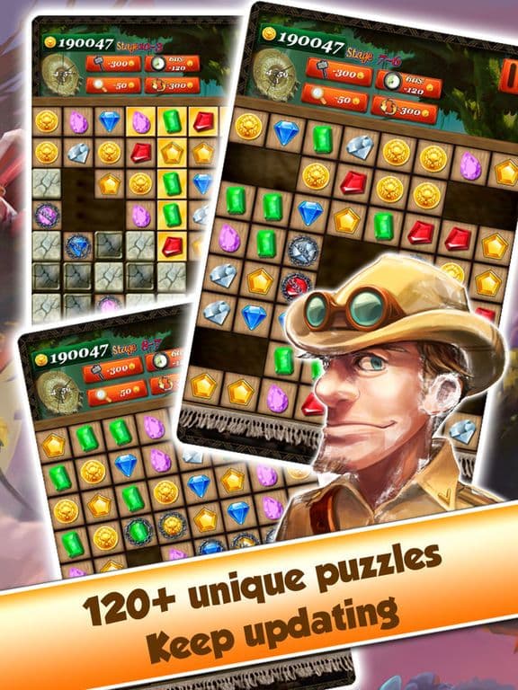 Jewel Games Quest - Match 3 # screenshot 3