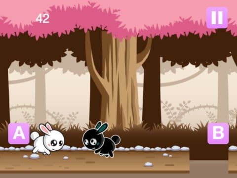 A White-Bunny - Bunny-Hop Adventures screenshot 4