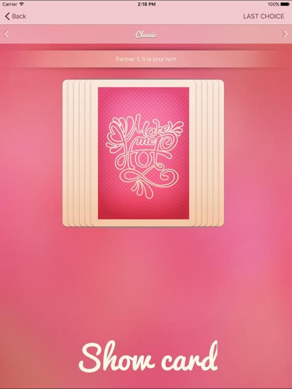 Couple foreplay sex card game screenshot 4