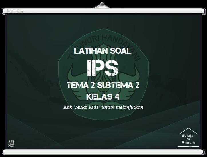 Latihan Soal Kelas 4 - IPS - Tema 2 Subtema 2