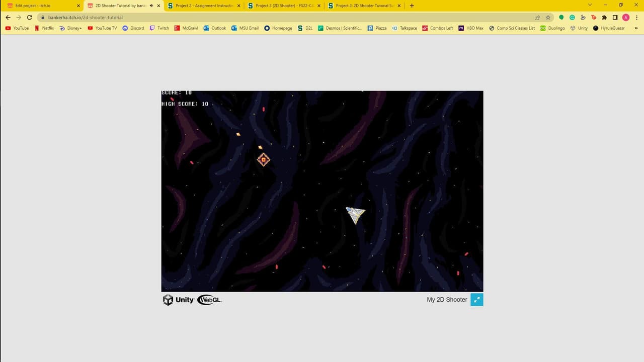 2D Shooter Tutorial (bankerha) screenshot 5