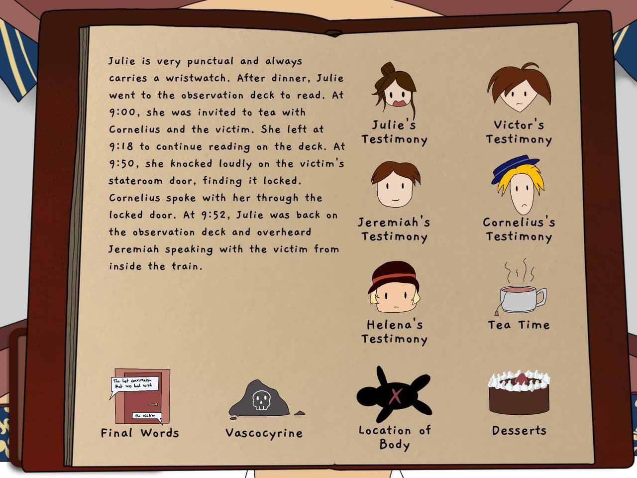Victoria Clair and the Mystery Express (itch)
