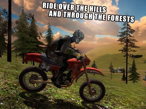 Downhill Bike Simulator 3D: Offroad Race screenshot 2