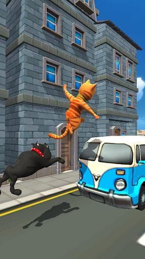 Cat Leo Run - Talking Cat Leo vs. Dog screenshot 3
