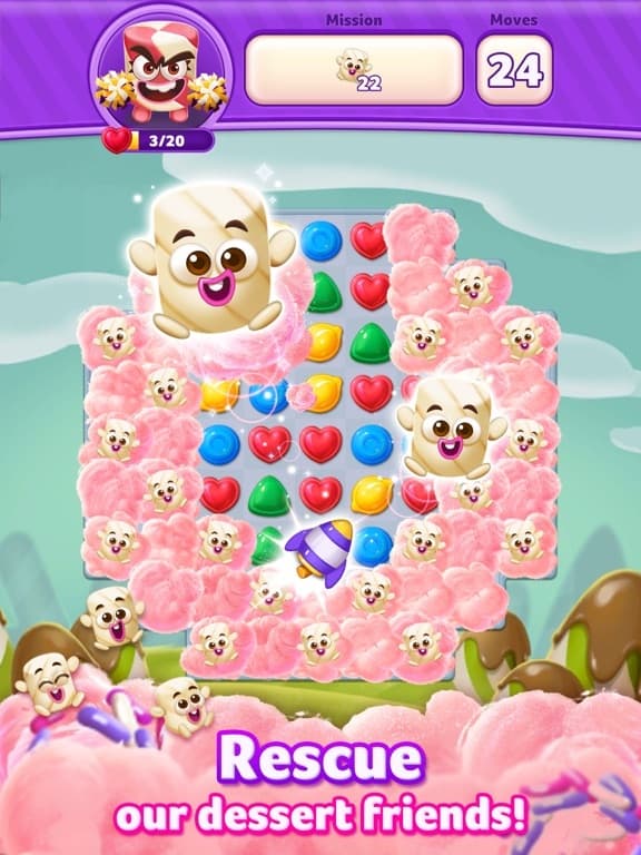 Lollipop Sweet Heroes Match3 screenshot 4