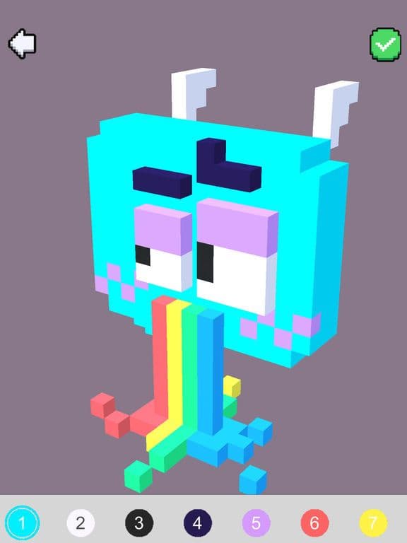 Voxel Art 3D - Color by number screenshot 4