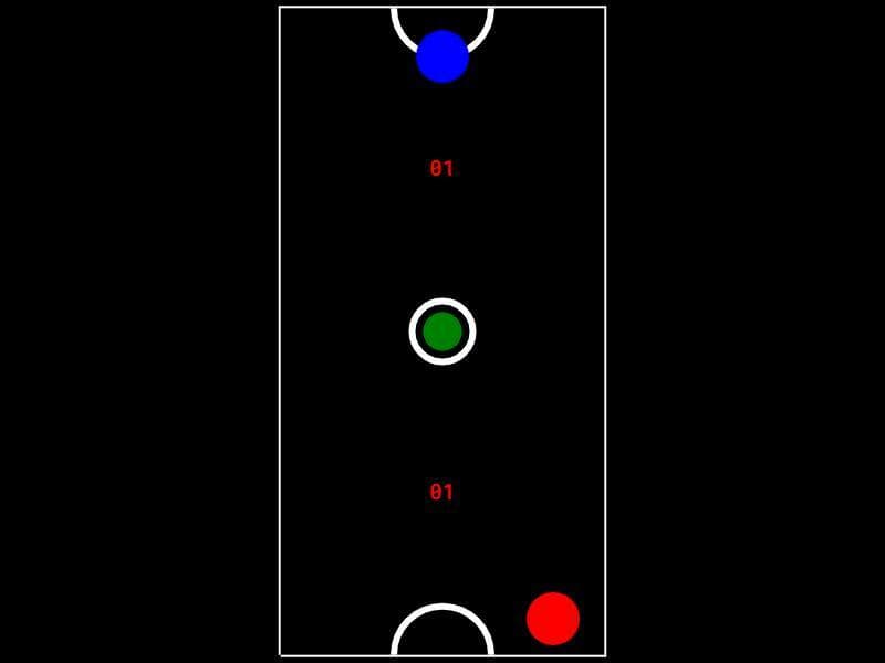 Air hockey 2 players online screenshot 3