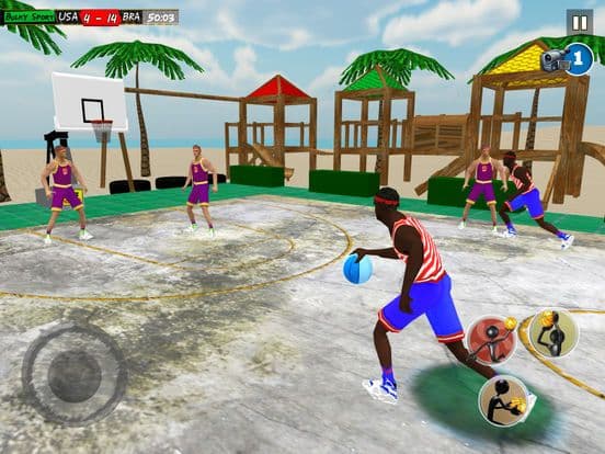Beach Basketball 2017: Slam Dunk and hoops trainer screenshot 4