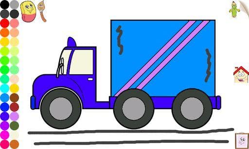 Vehicles and Cars Coloring Kid screenshot 3