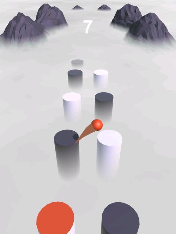 Ball Hop 3D - Through Clouds screenshot 3