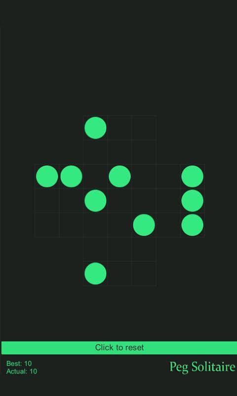 Peg Solitaire (itch) (Th3NiKo) screenshot 2