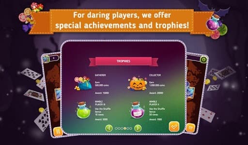 Solitaire Halloween Story