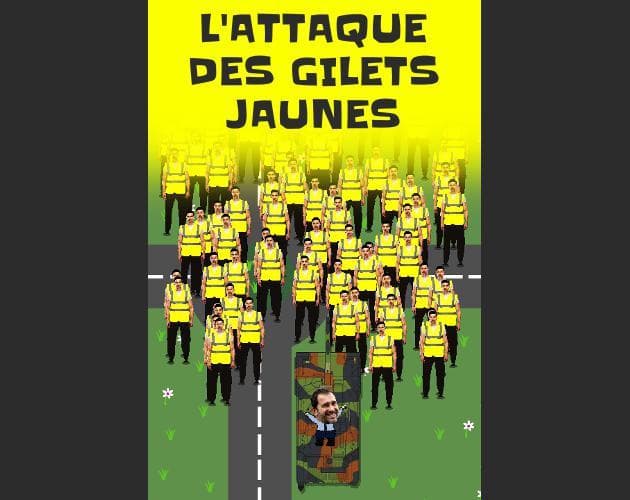 Lattaque des gilets jaunes