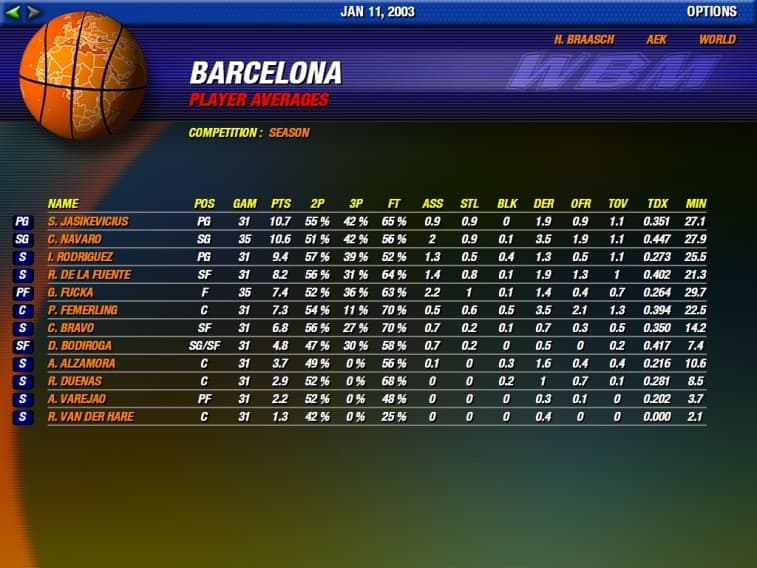 World Basketball Manager screenshot 3