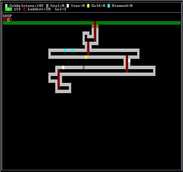 ASCII Gem Miner