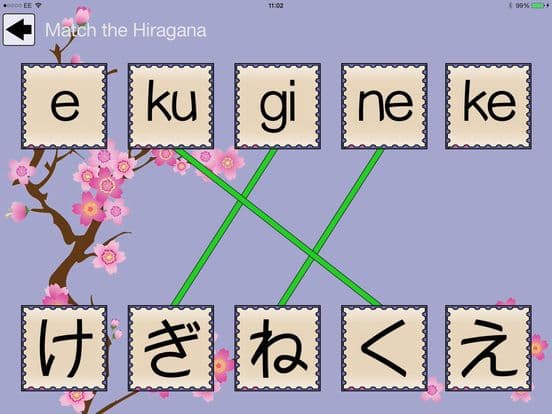 Hiragana: Matchups screenshot 2