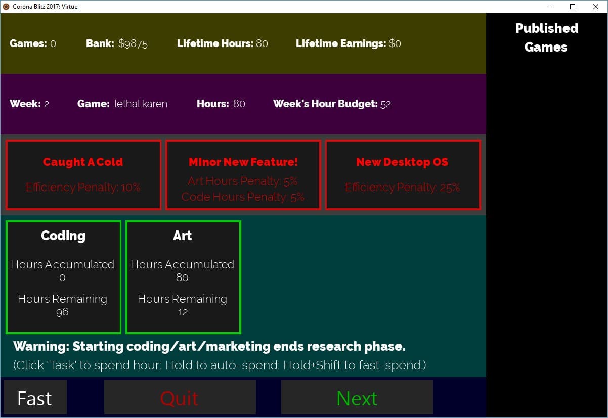 Virtue In Game Design? screenshot 3