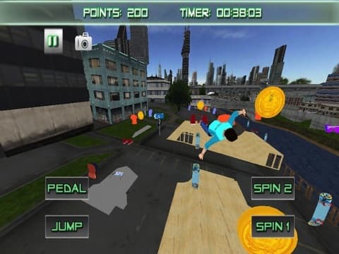Roller Skating 3D Free Skate Action Board Game screenshot 3