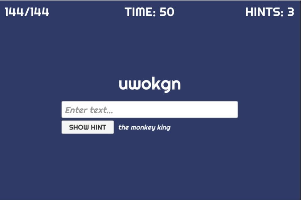 LOL Word Jumble screenshot 4