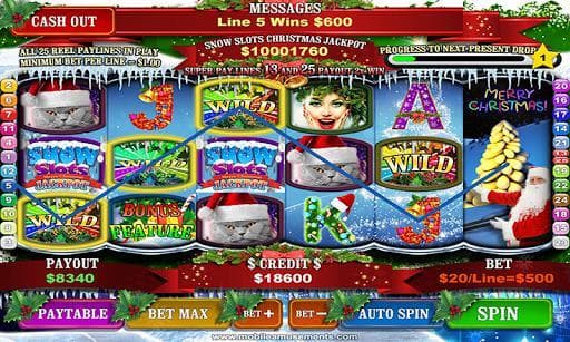 Snow Slots Merry Christmas FREE screenshot 3