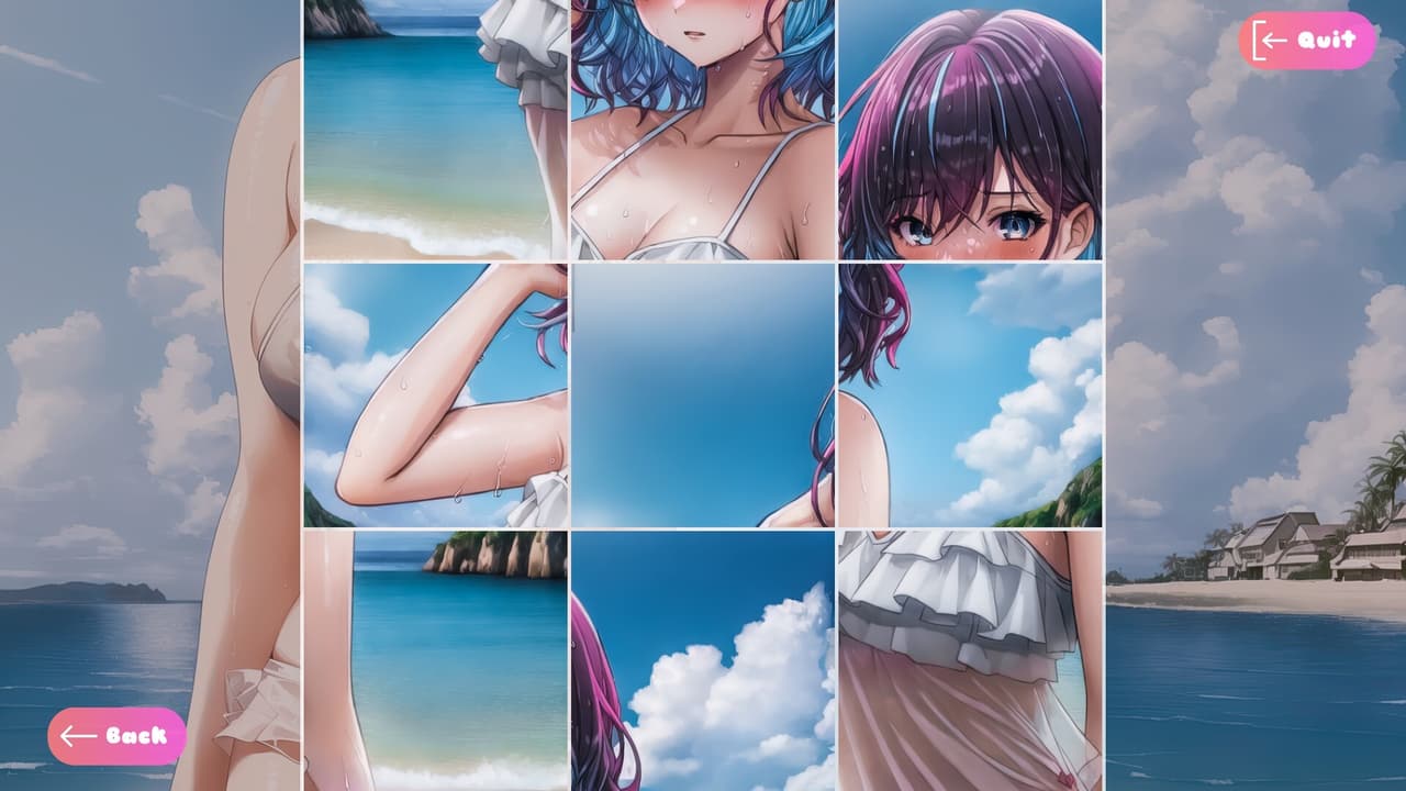 Senpai Puzzle: Waifu Summer (itch) screenshot 4