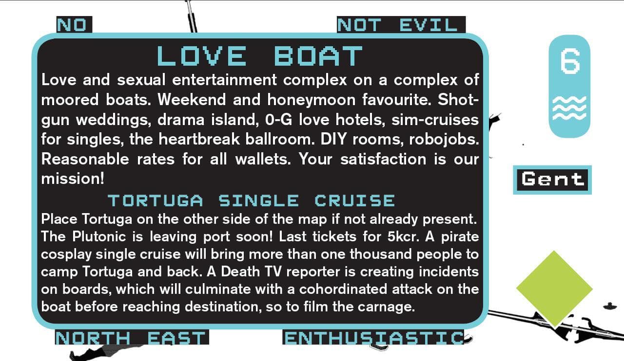 MEGADECK cyberpunk city builder tarot deck screenshot 4