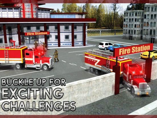 Rescue Fire Truck Simulator Game: 911 Firefighter screenshot 2