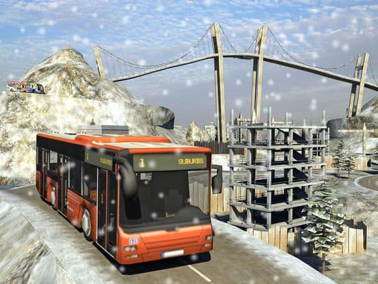 Bus Driver Parking Zigzag Road screenshot 3