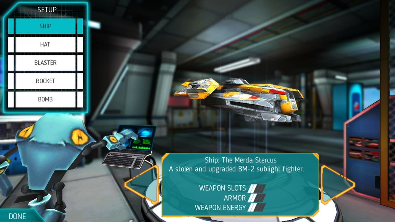 Explodey - Sci-fi Side Scroller w/ splosions screenshot 2