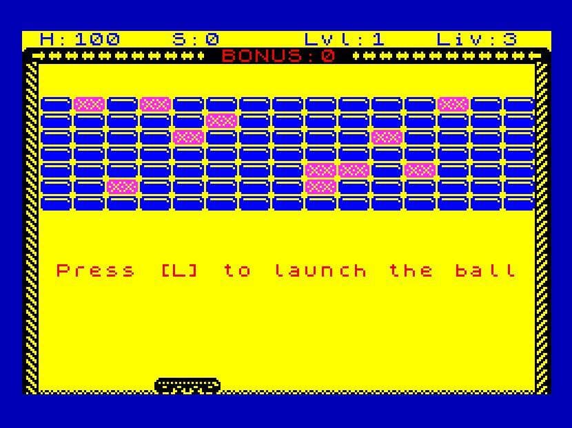 Brickz! - Demo Version (ZX Spectrum Next) screenshot 4
