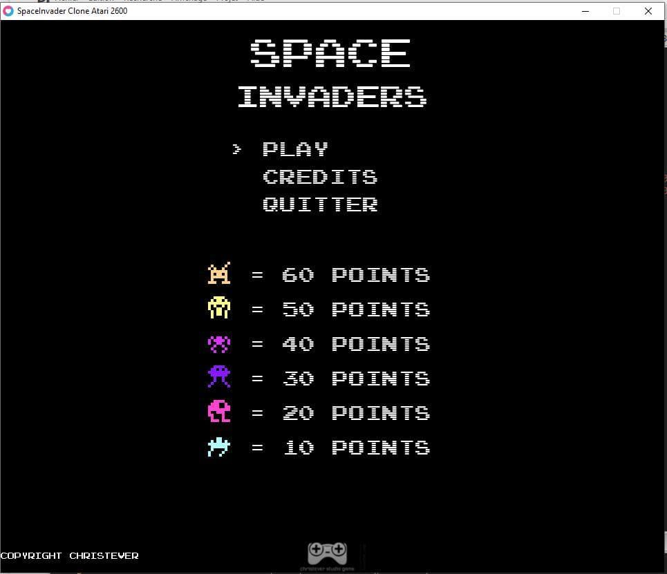 SPACE INVADERS (itch) (Christever) screenshot 2