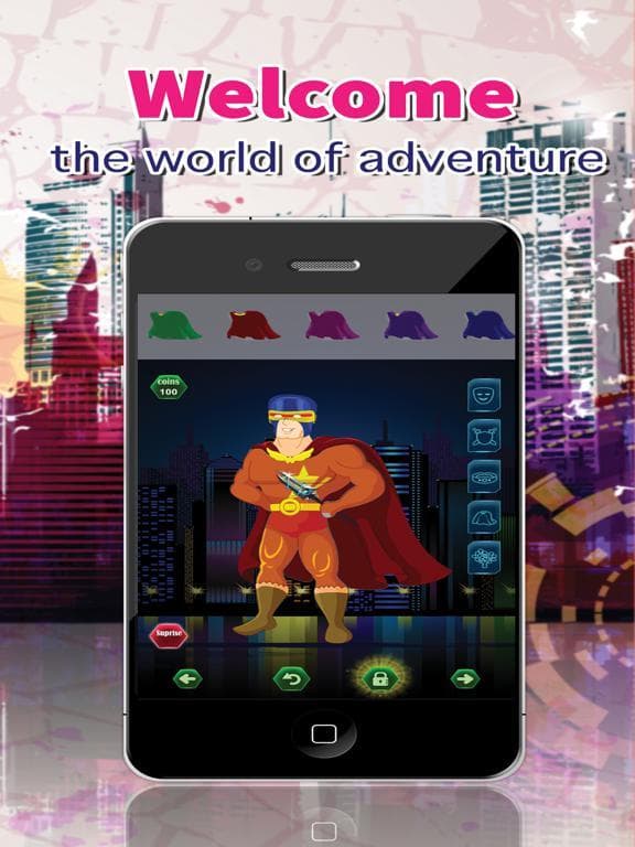 SuperHero Dress Up Create A Character Games