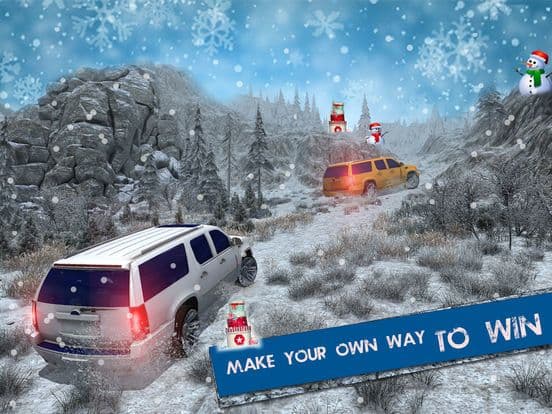 Offroad Escalade Snow Driving – 4x4 Crazy Drive 3D screenshot 4