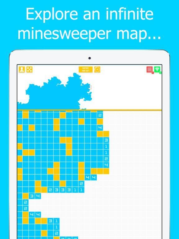 A Few Billion Square Tiles, a Minesweeper MMO screenshot 2