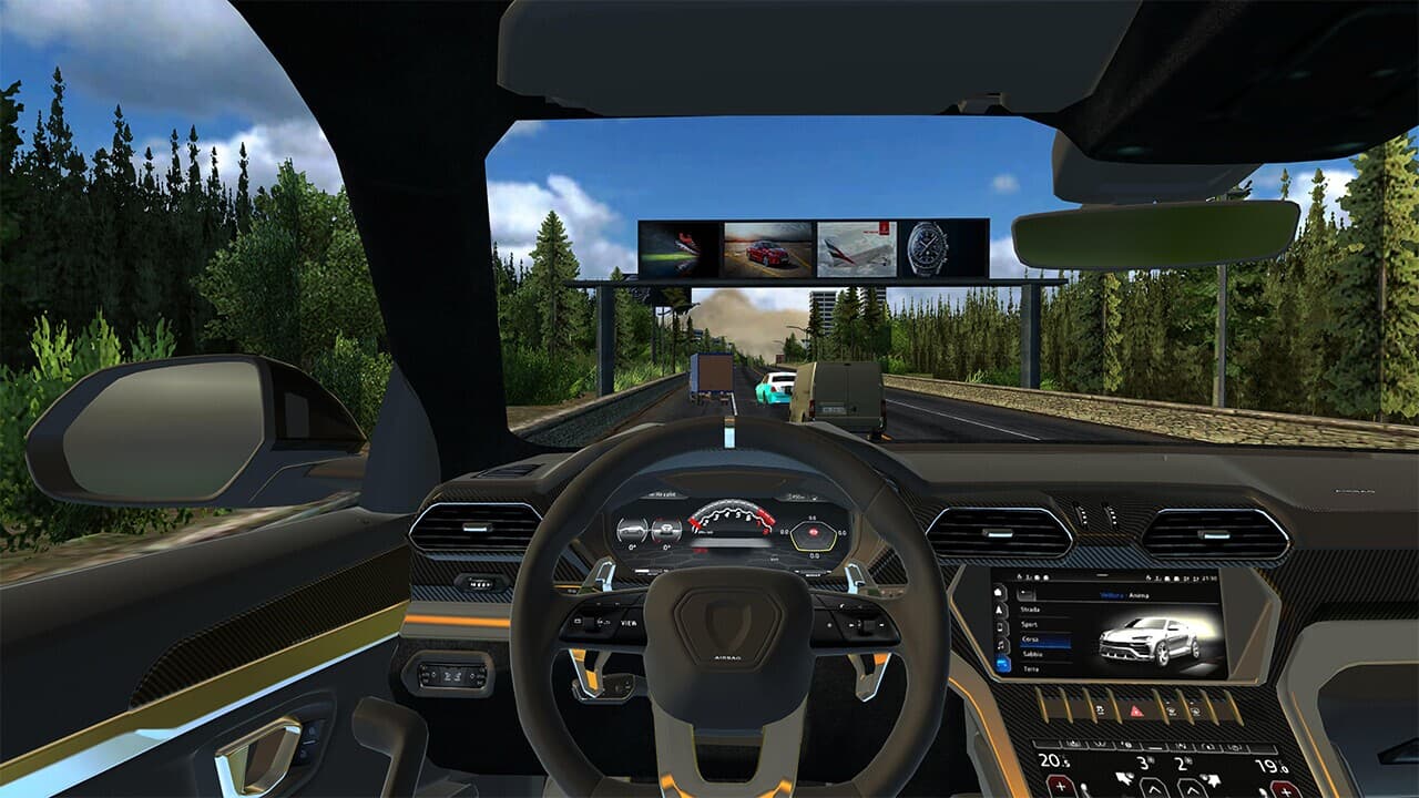 Car Racing Highway Driving Simulator, real parking driver sim speed traffic deluxe 2023 screenshot 3