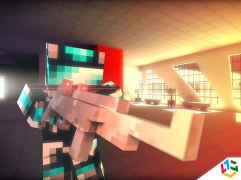 Super Block Hot Sniper 2 - Pocket Pixel Vs Voxel Shooting Games Build It Mini Lab Edition screenshot 2