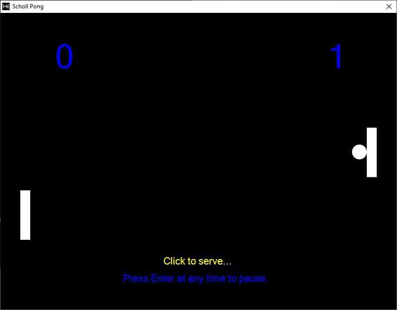 Pong (itch) (Wagner Scholl Lemos) screenshot 4